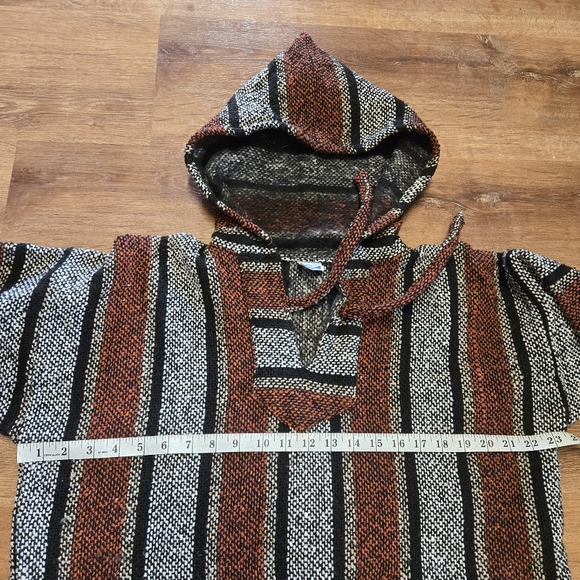 Striped Baja Hoodie with Front Pocket - Picture 4 of 4